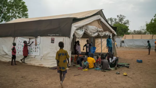 A childfriendly space in South Sudan.